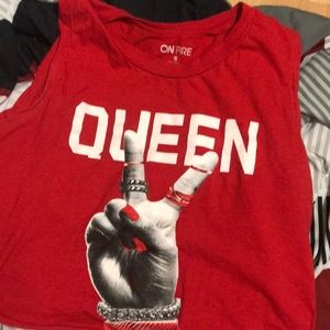 Queen croptop